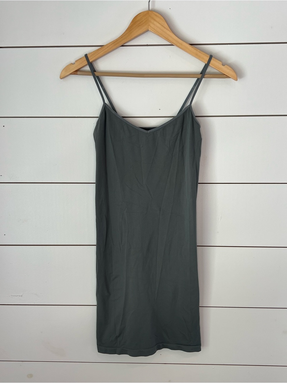 Intimately by Free People Women's Charcoal Slip Dress Camisole - Grey - Picture 1 of 3